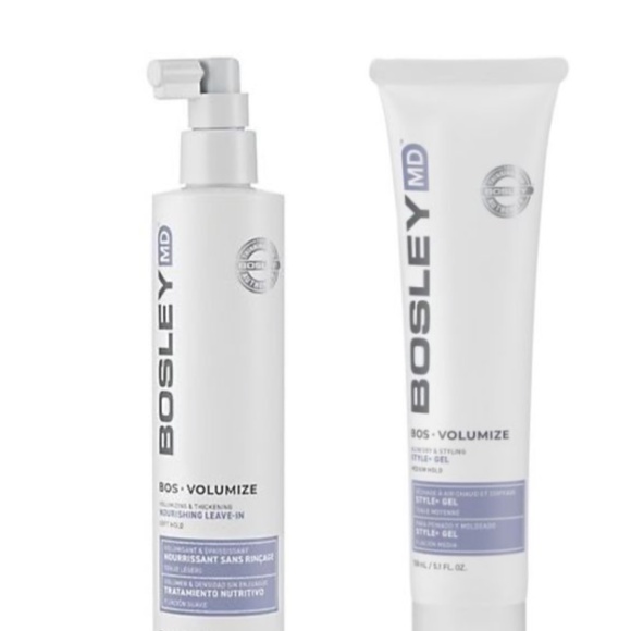 BosleyMD Volumizing & Thickening Leave-In Spray & Bosley Volumizing & Thick Gel - Picture 1 of 8